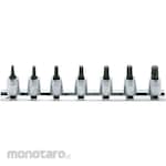 KO-KEN 1/4inch (6.35mm) Sq. Torx Plus Bit Socket Rail Set