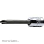 KO-KEN 6.35mm Insertion Z-Eal Plus Bit Socket Total Length 50mm