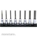 KO-KEN 9.5mm Insertion Z-Eal Hex Bit Socket Rail Set 8 Pairs