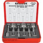 Kennedy Hexagon Magnetic Nutsetter 1/4inch Dr Set