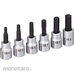 PROXXON Hexbit Socket Short 3/8 (Kunci Soket Hex / Hexbit Socket)