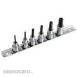 Pro-Auto 3/8 DR. 6PC. Hex bit socket hanger set