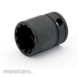 Snap-on 3/8inch Drive 12-Point S 19/32inch Flank Drive Shallow Socket