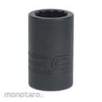 Snap-on Flank Drive Shallow Impac Socket 1/2inch Metric