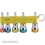 Top Kogyo Short socket set for electric drill