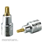 nepros 6.3Sq. Stubby Torx Bit Socket