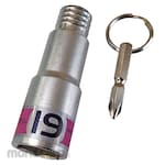 BESTTOOL KOSEI detachable one-touch socket 19mm No. With 2 adapters