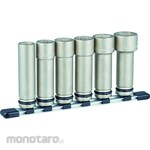 TONE Long Impact Socket Set (6Pt./12.7Sq) wWith Socket Holder