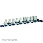 TONE Torx Socket Set for Impact Wrench (with Socket Holder)