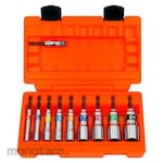 TOP [Trusco Nakayama limited item] Strong axis socket set for electric drill Special set with 12.7mm socket adapter