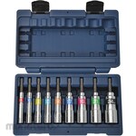 Top Kogyo Strong Shaft Socket Set for Electric Drill 9-Piece Set