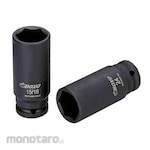 Boxo 1/2inch Dr. 6PT Metric Thin Wall Deep Impact Socket