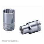 Boxo 3/8inch Dr.12PT Socket With Mirror Finish