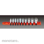 ESCO 1/4"sq / 10 piece socket (with holder, inch size)