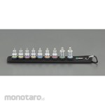 ESCO 3/8"DR / 9 points [Torx] Bit socket set (hold specification)