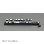 ESCO 3/8"DR / 9 points Socket set (with hold function)