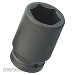 GENIUS Bit Socket Deep Impact Metric 1inch 6 PT (Mata Sock Impact)