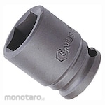 GENIUS Impact Bit Socket Metric 1/2inch 6 PT (Mata Sock Impact)