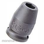 GENIUS Impact Bit Socket Metric 3/8inch 6 PT (Mata Sock Impact)