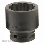 GENIUS SAE Thin Wall Impact Sockets 3/4inch 12 PT (Mata Sock Impact)
