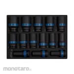 KING TONY Deep Impact Socket Set For Tool Trolley