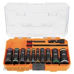 KLEIN TOOLS Flip Impact Socket Set (Mata Sock)