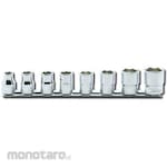 KO-KEN 1/2inch (12.7mm) Sq. Hexagonal Bsw Socket (Uk Standard Socket) Rail Set