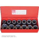 KO-KEN 3/4 Sq. Impact 6 Squared Socket Set 11 Pairs