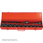 KO-KEN 3/4 Sq. Impact 6-Sided Socket Set 17 Pairs