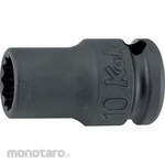 KO-KEN 3/8 Sq. Impact 12 Angular Socket (Thin Walled)