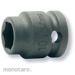 KO-KEN 3/8 Sq. Impact 6 Squared Socket (Short / Thin Walled)