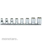 KO-KEN 3/8inch (9.5mm) Sq. 6 Hex Socket Rail Set (Mata Sock)