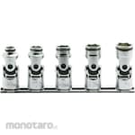 KO-KEN 3/8inch (9.5mm) Sq. Nut Grip Universal Socket Rail Set