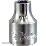 KO-KEN 9.5 Sq 12 Square Corner Socket (Inch)