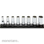 KO-KEN 9.5mm Insertion Z-Eal Semi Deep Socket Rail Set