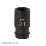 KTC 1/2inch Semi Deep Thin Wall Impact Socket (6Pt)
