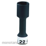 KTC 12.7sq. Wheel nut socket bit for impact wrench (thin wall) 22mm