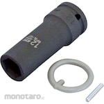 KYOTO TOOL (KTC) Impact Wrench Socket (Deep Thin Wall) 3/8 Inch with Pin and Ring