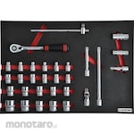 Kennedy Metric Socket Set 1/2Inch Sq Dr