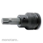Ko-ken (Ko-ken/Yamashita Industrial Research Institute) 3/4 &quot;(19mm) SQ. + Impact Triple Quadruple Bit Socket (XZN Standard)