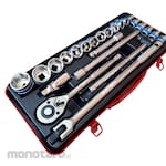 MATSU 1/2inch DR Socket Set Pt 6