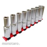MAXPOWER 1/2inch DR Deep Socket Satin Tool Set
