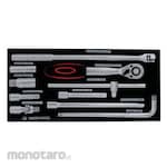 MAXPOWER 1/2inch DR Socket Set Tool Tray