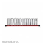 MILWAUKEE Deep Well Socket Set - SAE 12pt