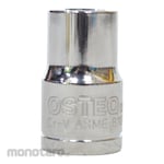 OSTEQ 1/2inch Dr Socket Standard Length 12 Pt Full Polish