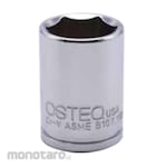 OSTEQ 1/4inch Dr Socket Standard Length 6 Pt Full Polish