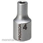 PROXXON Socket 1/4 (Kunci Sok / Mata Soket)