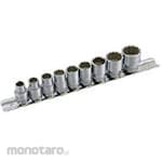 Pro-Auto 3/8 DR. 9PC. Wave socket hanger set 12PT