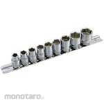 Pro-Auto 3/8 DR. 9PC. Wave socket hanger set 6PT