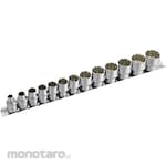 Pro-Auto 3/8inch Dr. Spline Socket Hanger Set